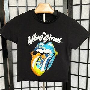 Rolling Stones Black Graphic T-Shirt Small